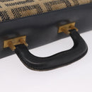 GIVENCHY Trunk Canvas Beige Gold Tone Auth bs37311-7
