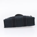 HERMES Hand Bag Canvas 2 Set Black Auth bs37312-12