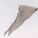 HERMES Twilly Scarf Silk Beige Auth bs37313-10