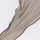 HERMES Twilly Scarf Silk Beige Auth bs37313-12