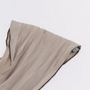 HERMES Twilly Scarf Silk Beige Auth bs37313-13