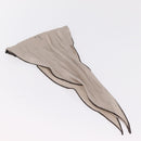 HERMES Twilly Scarf Silk Beige Auth bs37313-14