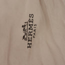 HERMES Twilly Scarf Silk Beige Auth bs37313-19