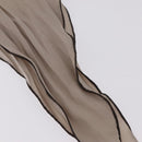 HERMES Twilly Scarf Silk Beige Auth bs37313-8