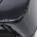 GUCCI Boston Bag Patent Black Silver 010 122 0132 Auth bs37314-12