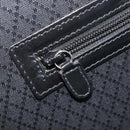 GUCCI Boston Bag Patent Black Silver 010 122 0132 Auth bs37314-21