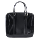 GUCCI Boston Bag Patent Black Silver 010 122 0132 Auth bs37314-3
