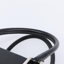 GUCCI Boston Bag Patent Black Silver 010 122 0132 Auth bs37314-8