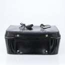 GUCCI Boston Bag Patent Black Silver 010 122 0132 Auth bs37314-9