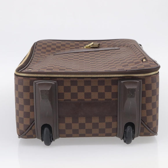 LOUIS VUITTON Damier Ebene Pegas 55 Suitcase N23294 LV Auth bs37316