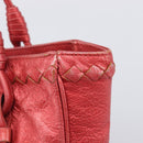 BOTTEGA VENETA INTRECCIATO Tote Bag Leather Pink 125032 Auth bs37320-16