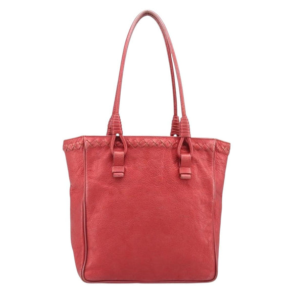 BOTTEGA VENETA INTRECCIATO Tote Bag Leather Pink 125032 Auth bs37320