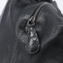 BOTTEGA VENETA Boston Bag Leather Black Auth bs37321-18