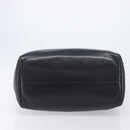BOTTEGA VENETA Boston Bag Leather Black Auth bs37321-5