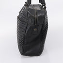 BOTTEGA VENETA INTRECCIATO Tote Bag Leather Black 163292 Auth bs37323-4