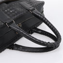 BOTTEGA VENETA INTRECCIATO Tote Bag Leather Black 163292 Auth bs37323-7