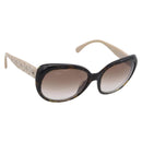 CHANEL Sunglasses plastic Black CC Auth bs37324-1