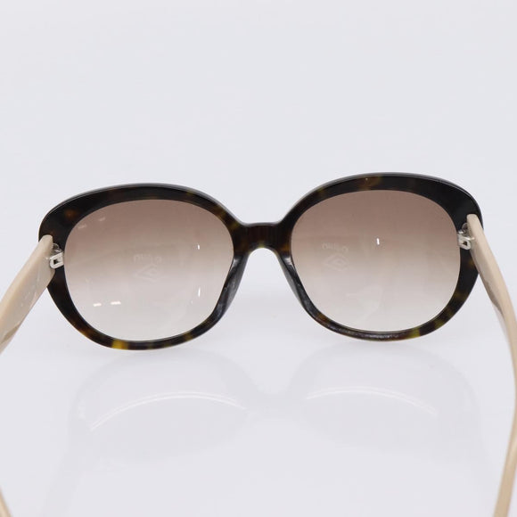 CHANEL Sunglasses plastic Black CC Auth bs37324