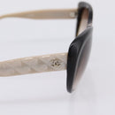 CHANEL Sunglasses plastic Black CC Auth bs37324-4