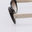 CHANEL Sunglasses plastic Black CC Auth bs37324-6