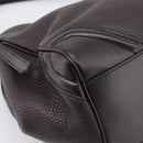 BURBERRY Tote Bag Leather Brown Gold Auth bs37327-16