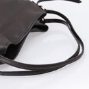 BURBERRY Tote Bag Leather Brown Gold Auth bs37327-7