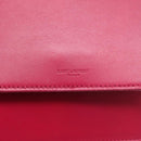 SAINT LAURENT Chain Shoulder Bag Leather Pink Gold Auth bs37328-18