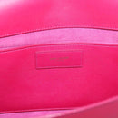 SAINT LAURENT Chain Shoulder Bag Leather Pink Gold Auth bs37328-20