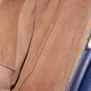 LOEWE Tote Bag Leather Gold Blue Auth bs37329-11