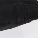 HERMES Acapulco Bandouliere Shoulder Bag Nylon Black Silver Auth bs37330-6
