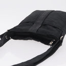 HERMES Acapulco Bandouliere Shoulder Bag Nylon Black Silver Auth bs37330-8