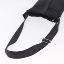 HERMES Acapulco Bandouliere Shoulder Bag Nylon Black Silver Auth bs37330-9