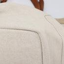 BURBERRY Blue Label Tote Bag Canvas White Auth bs37331-12