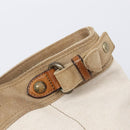 BURBERRY Blue Label Tote Bag Canvas White Auth bs37331-14