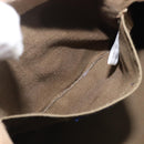 BURBERRY Blue Label Tote Bag Canvas White Auth bs37331-21