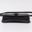 HERMES Dolly Shoulder Bag Leather Black Gold Auth bs37332-11