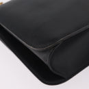 HERMES Dolly Shoulder Bag Leather Black Gold Auth bs37332-14