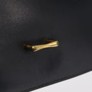 HERMES Dolly Shoulder Bag Leather Black Gold Auth bs37332-19