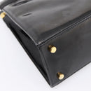 Salvatore Ferragamo Vala Tote Bag Patent leather Black Gold Auth bs37336-11