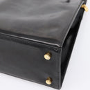 Salvatore Ferragamo Vala Tote Bag Patent leather Black Gold Auth bs37336-12
