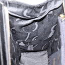 Salvatore Ferragamo Vala Tote Bag Patent leather Black Gold Auth bs37336-20