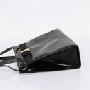 Salvatore Ferragamo Vala Tote Bag Patent leather Black Gold Auth bs37336-4