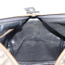 Christian Dior Trotter Canvas Boston Bag Navy Silver Auth bs37337-20