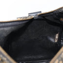 Christian Dior Trotter Canvas Boston Bag Navy Silver Auth bs37337-21
