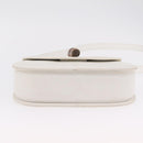 GUCCI Bamboo Hand Bag Leather 2way White Gold 000 2029 0633 Auth bs37338A-14