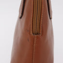 GUCCI Bamboo Hand Bag Leather Brown Gold 000 2058 0290 0 Auth bs37341-5
