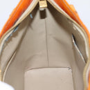 LOUIS VUITTON Monogram Vernis Houston Hand Bag Beige M91004 LV Auth bs37344-21