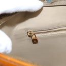 LOUIS VUITTON Monogram Vernis Houston Hand Bag Beige M91004 LV Auth bs37344-23