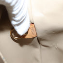 LOUIS VUITTON Monogram Vernis Houston Hand Bag Beige M91004 LV Auth bs37344-26