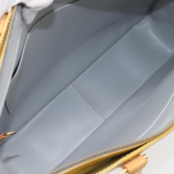 LOUIS VUITTON Monogram Vernis Columbus Tote Bag Gris M91028 LV Auth bs37345